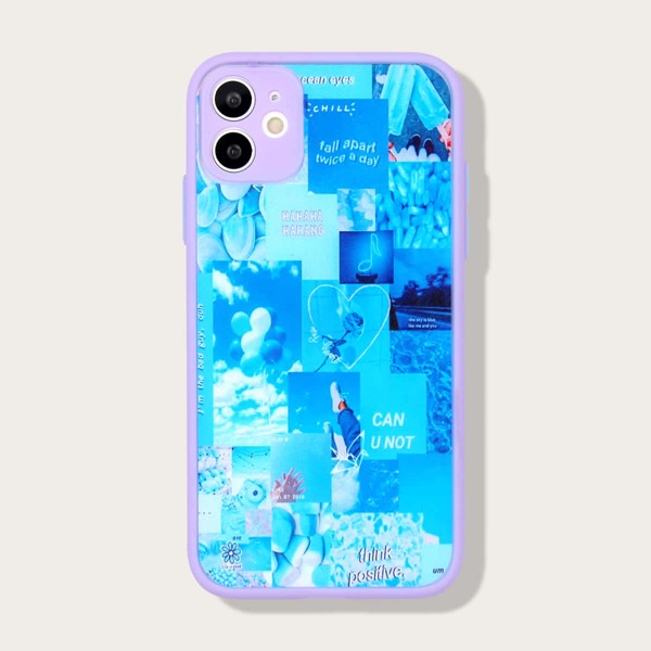 

Чехол для iPhone со смешанным узором, Многоцветный