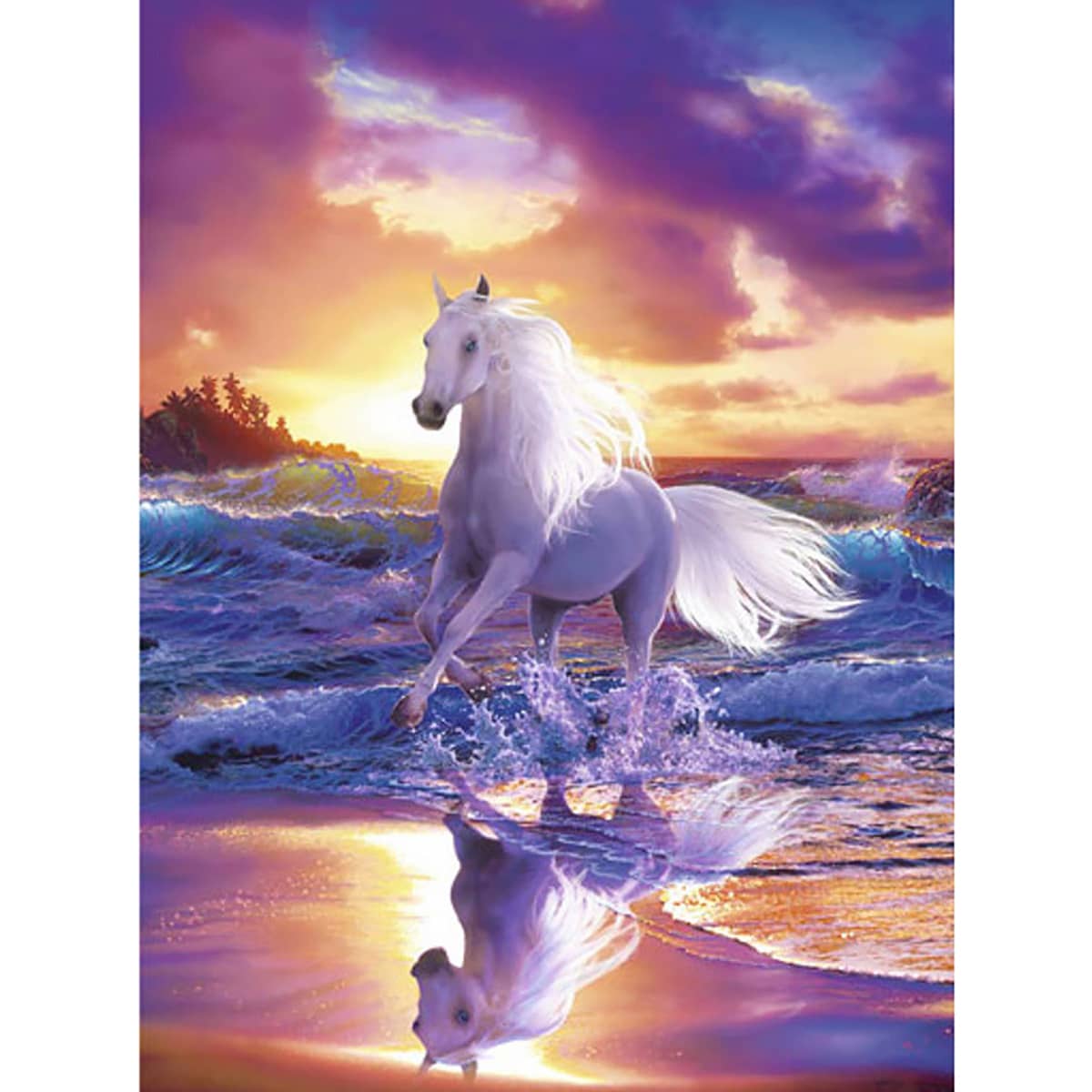 

Horse Pattern Diamond Painting Without Frame, Multicolor