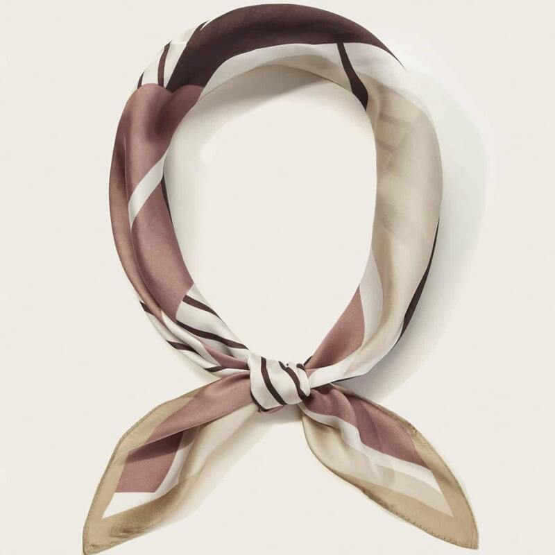 

Colorblock Striped Bandana, Multicolor