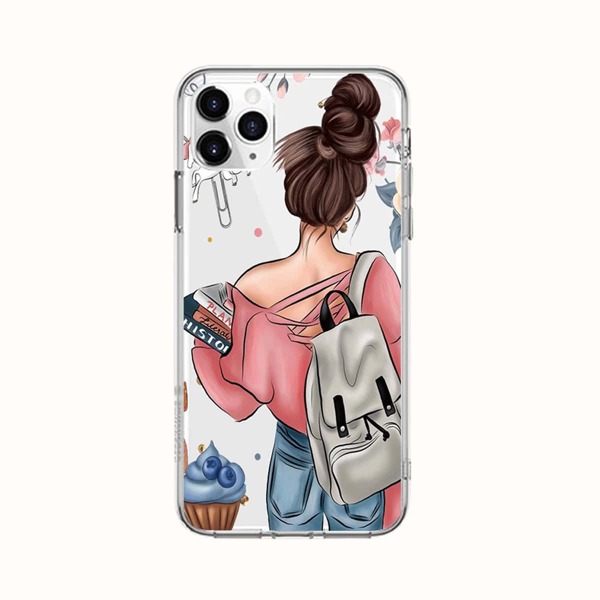 

Girl Print Phone Case, Multicolor