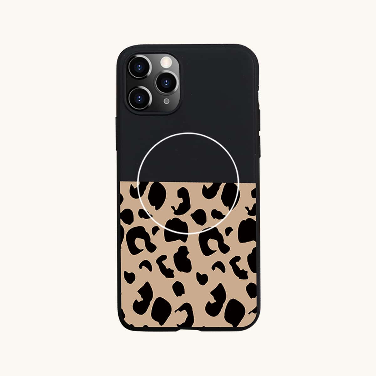 

Leopard Phone Case With Pop-Out Phone Grip, Multicolor
