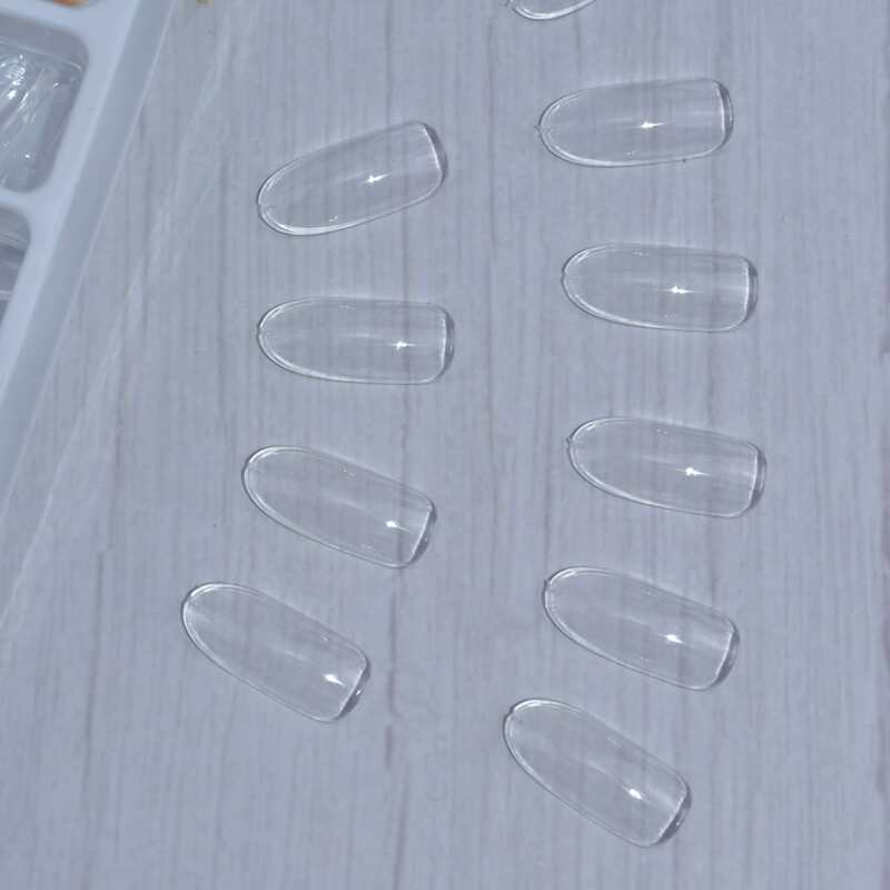

100pcs Clear Fake Nail