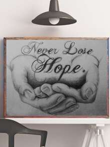 手掌圖案水鑽繪畫不附框架 - 彩色 - 查看 1