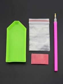 手掌圖案水鑽繪畫不附框架 - 彩色 - 查看 5