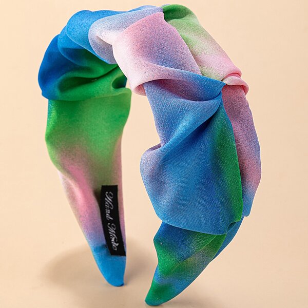 

Pleated Hair Hoop, Multicolor