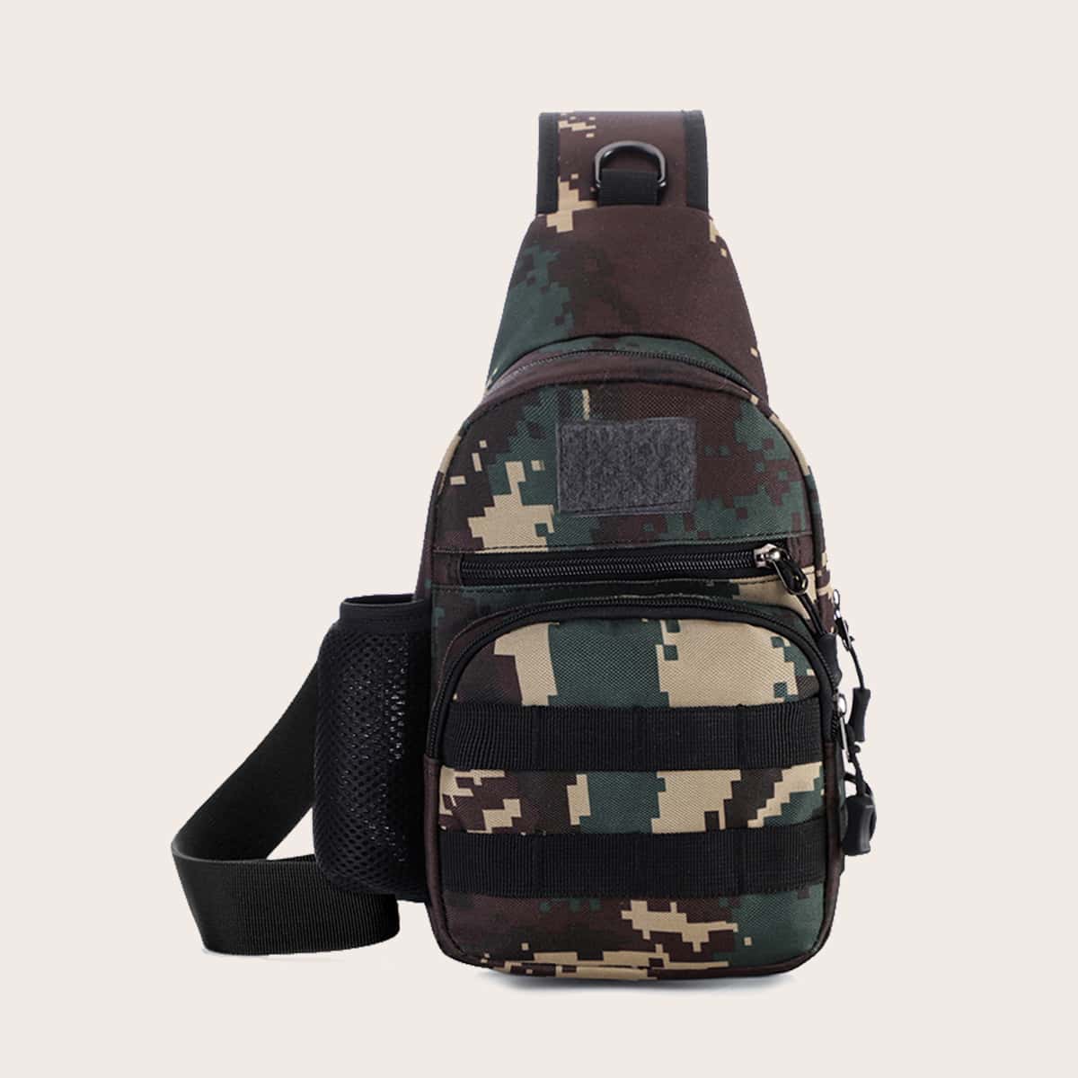 

Guys Camo Pocket Front Sling Bag, Multicolor