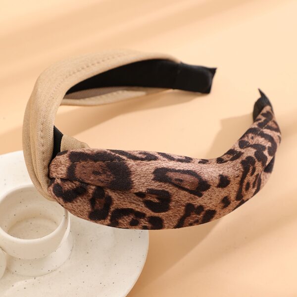 

Leopard Pattern Hair Hoop, Multicolor