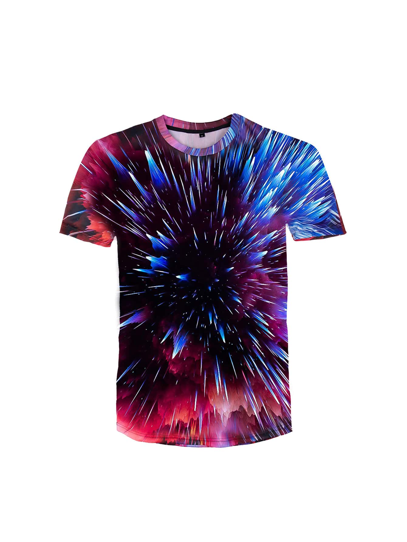 Boys 3D Galaxy Print Tee - Multicolor - View 1