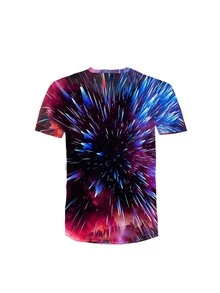 Boys 3D Galaxy Print Tee - Multicolor - View 2