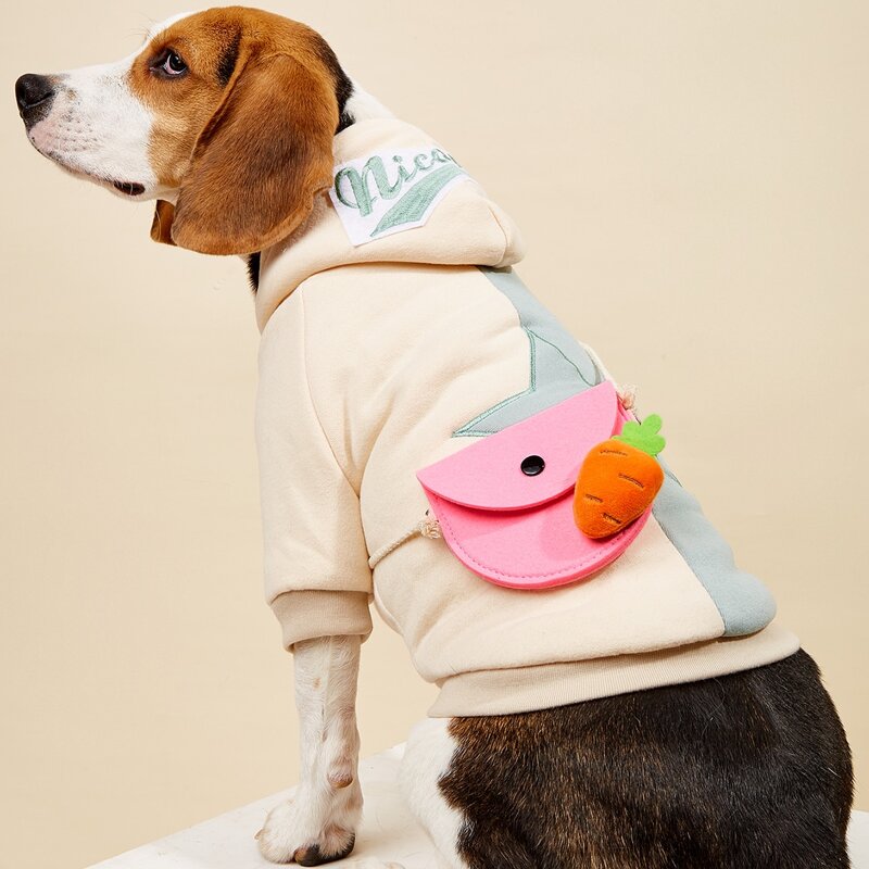 

Carrot Decor Pet Crossbody Bag, Pink
