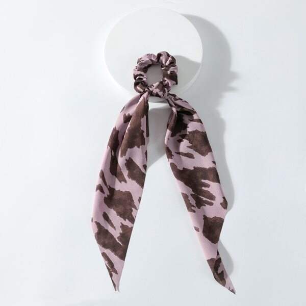 

Knot Design Scrunchie Scarf, Pink
