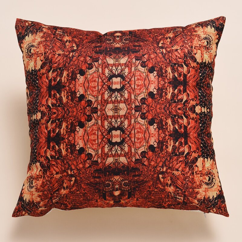 

Vintage Pattern Cushion Cover Without Filler, Multicolor