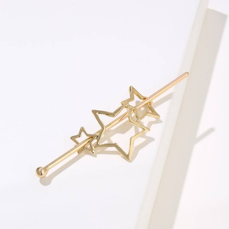 

Star Decor Hair Pin, Gold