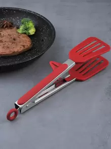 1pc Màu ngẫu nhiên 9 inch Kẹp thực phẩm - Nhiều màu - Xem 1