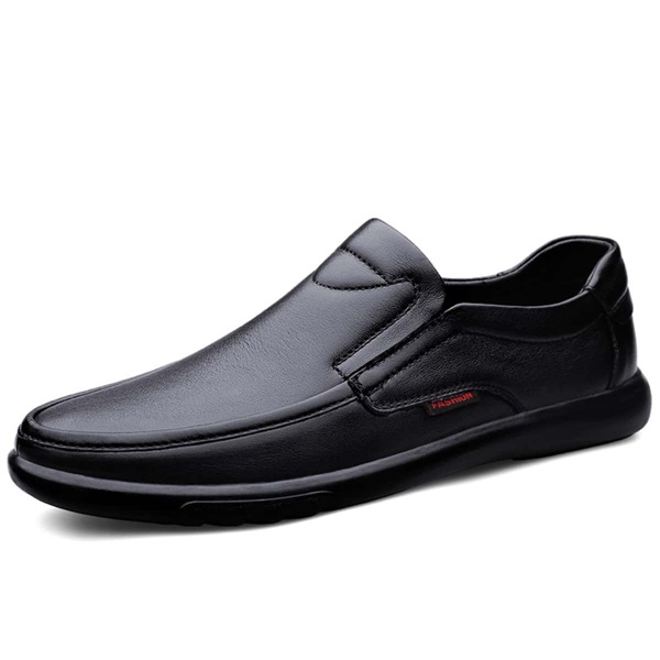 

Men Minimalist Slip On Loafers, Black