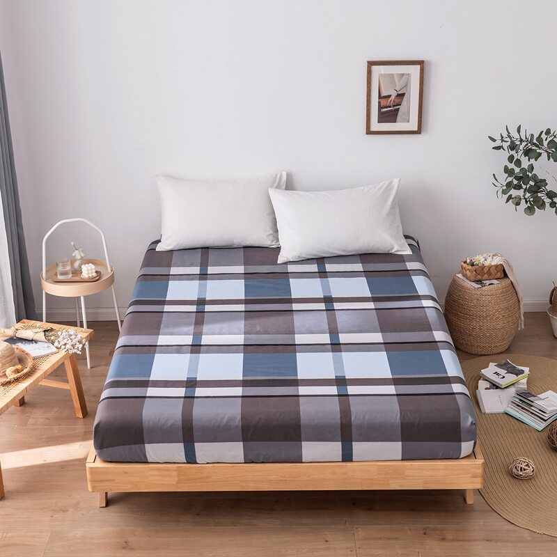 

Plaid Pattern Fitted Sheet, Multicolor
