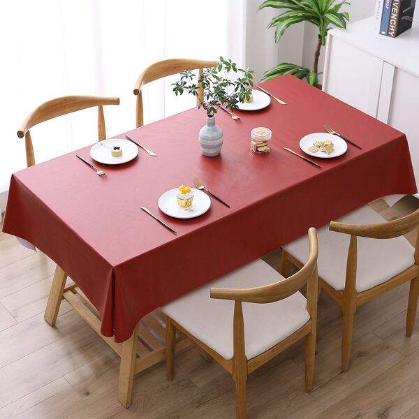 

Solid Color Tablecloth, Burgundy