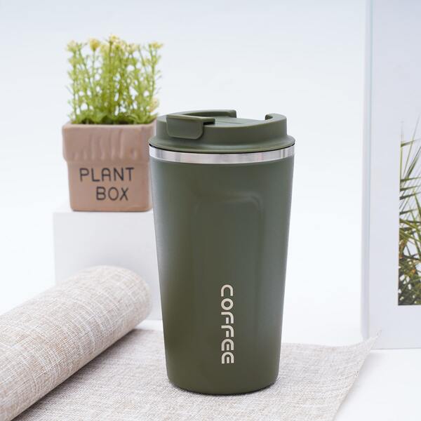 

1pc Stainless Steel Vacuum Cup, Green