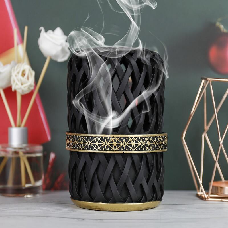 

1pc Desktop Incense Burner, Black