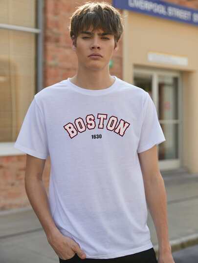 Guys Letter Graphic Tee