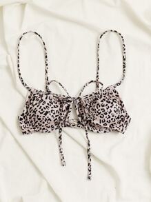 SHEIN Swim Áo bikini Báo Gợi cảm - Nhiều màu - Xem 3