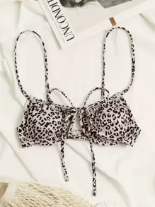 SHEIN Swim Áo bikini Báo Gợi cảm - Nhiều màu - Xem 6