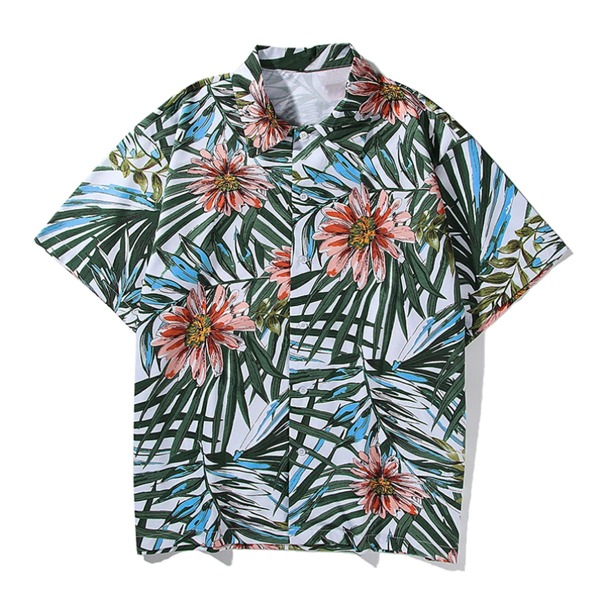 

Men Floral & Tropical Print Shirt, Multicolor