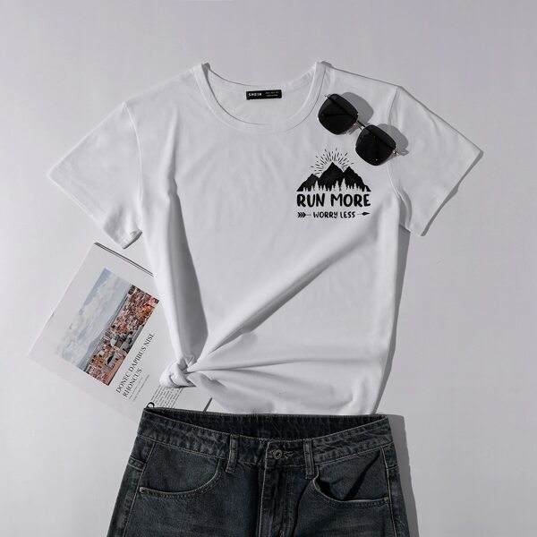 

Slogan Graphic Tee, White