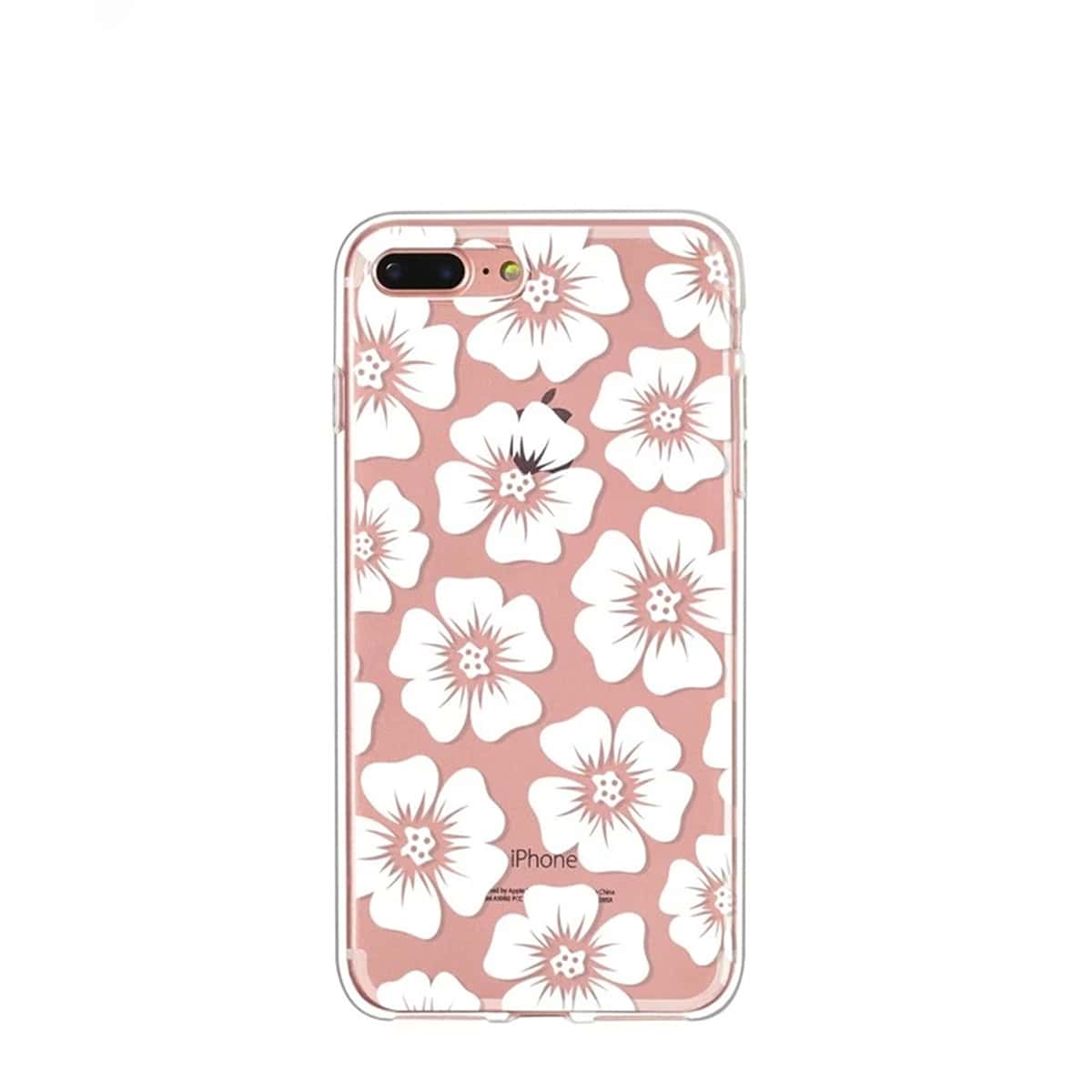 

Floral Clear iPhone Case
