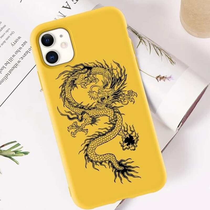 

Chinese Dragon iPhone Case, Yellow