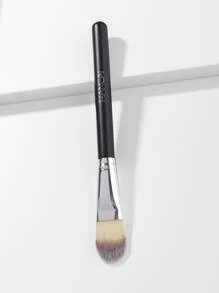 RANCAI 1支扁平眼部提亮化妆刷，适用于眼霜、遮瑕膏、定妆粉，可遮盖瑕疵、黑眼圈、眼袋，并完美晕染粉状和液状化妆品。这款多功能刷子可用作粉底刷、遮瑕刷、腮红刷、修容刷、古铜粉刷、散粉刷等。赠品 - 黑色 - 查看 2