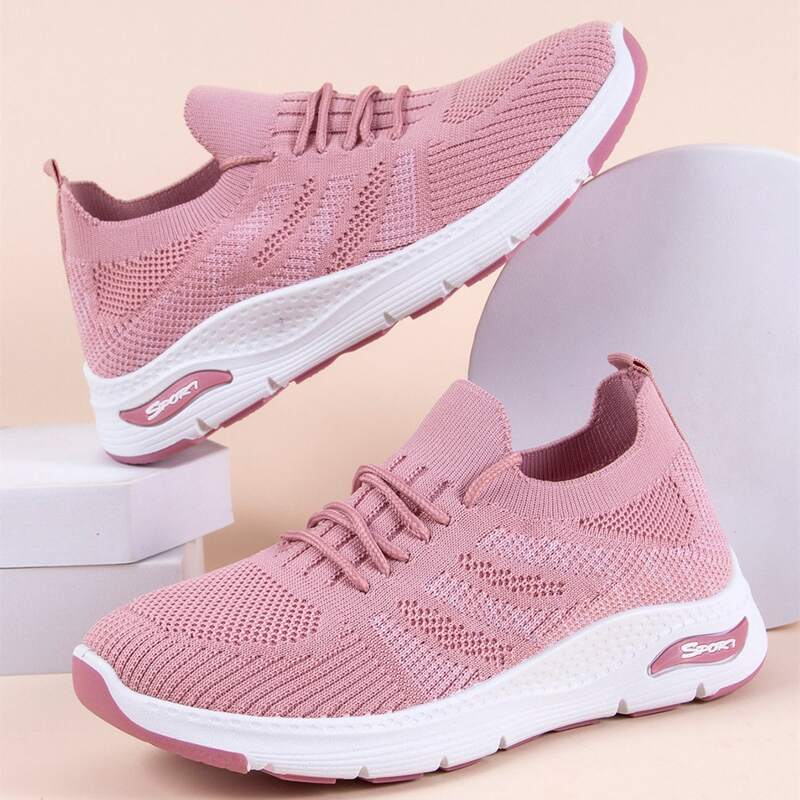 

Slip On Knit Sneakers, Pink