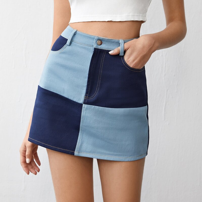 

Two Tone Skirt, Multicolor