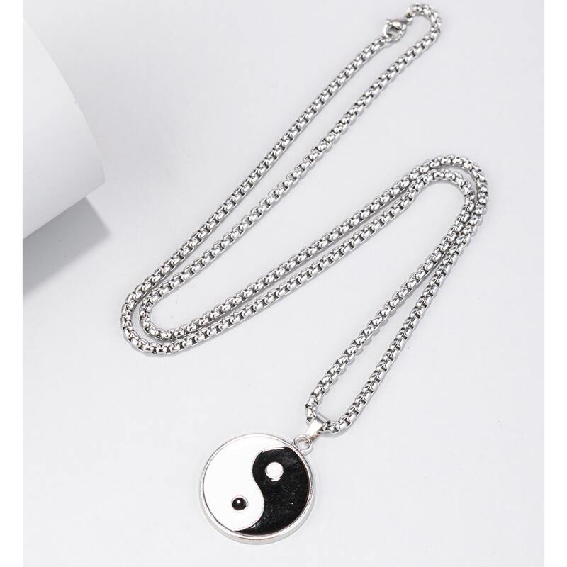 

Guys Yin & Yang Charm Necklace, Multicolor