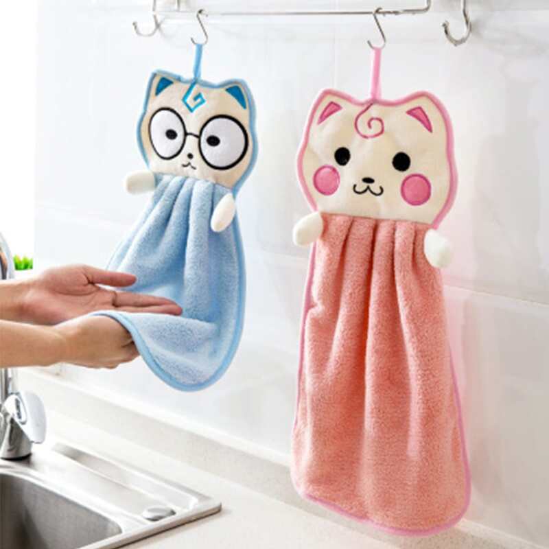 

1pc Cartoon Hand Towel, Multicolor