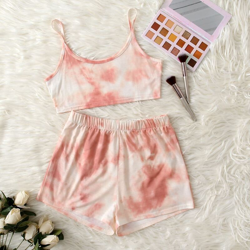 

Tie Dye Lounge Set, Pink