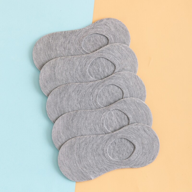 

5pairs Invisible Socks, Grey