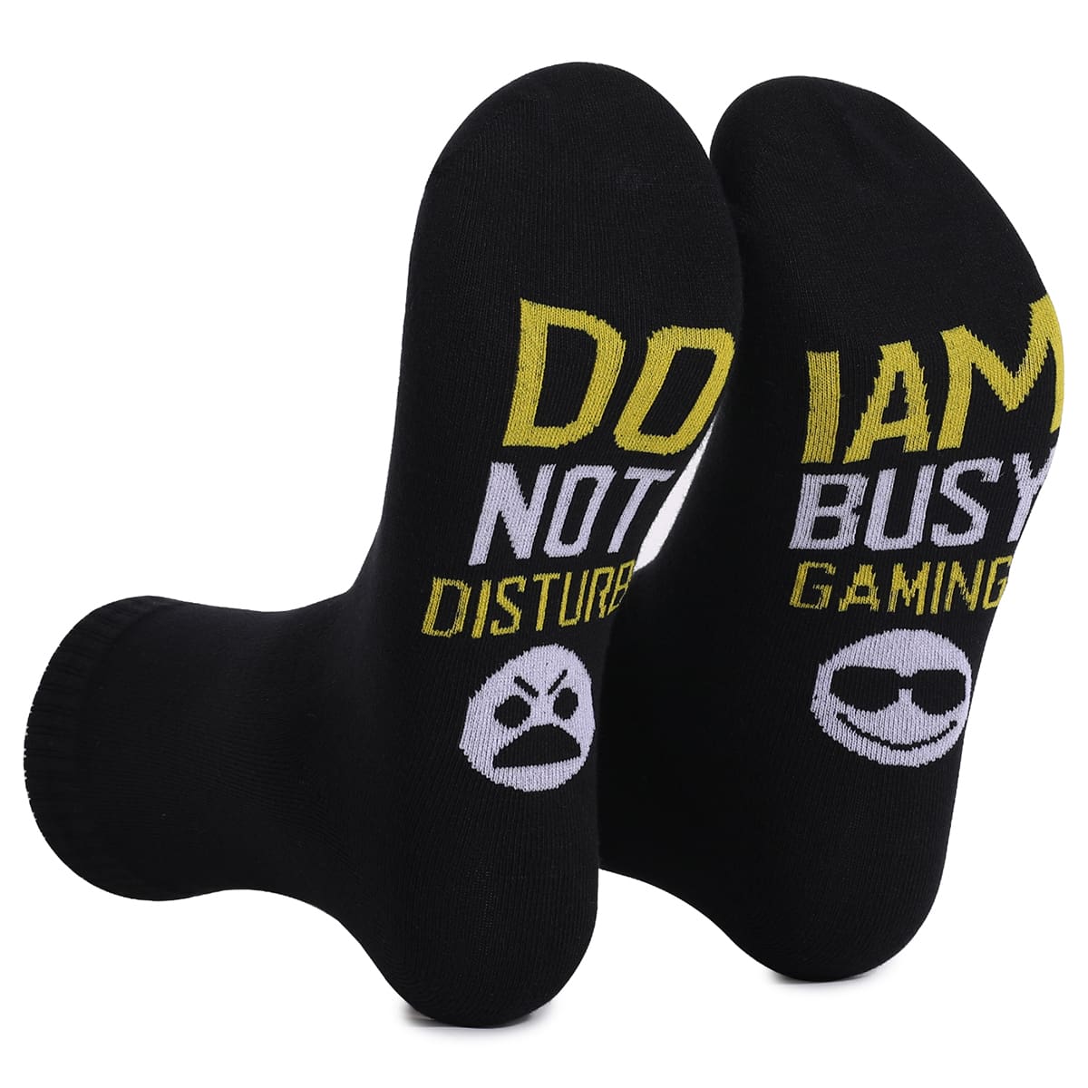 

Guys Letter Graphic Crew Socks, Black