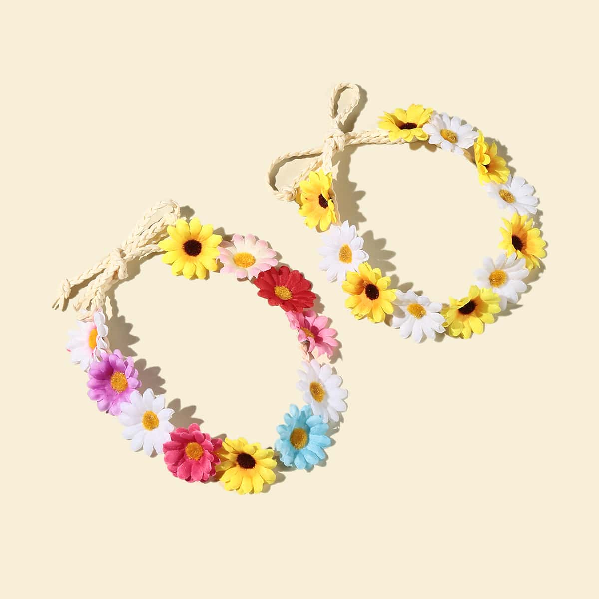 

1pc Random Artificial Flower Headband, Multicolor