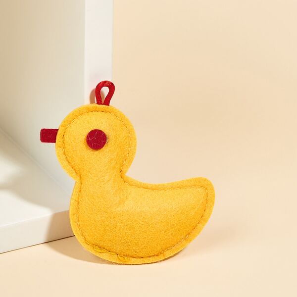 

Cartoon Duck Shaped Pet Chew Toy, Yellow