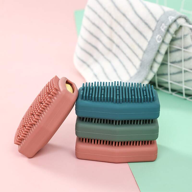 

1pc Shower Brush, Multicolor