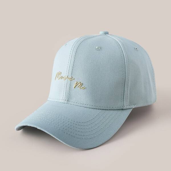 

Letter Embroidery Baseball cap, Blue