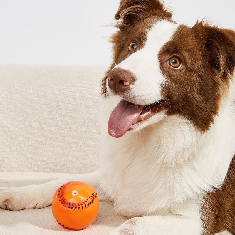

Baseball Shaped Pet Sound Toy, Orange