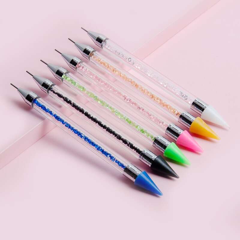 

1pc Random Rhinestone Picker Dotting Pen, Multicolor