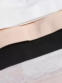 Women's Seamless Plain Bralettes Multi-Color Backless Comfort Bras - Multicolor - View 4