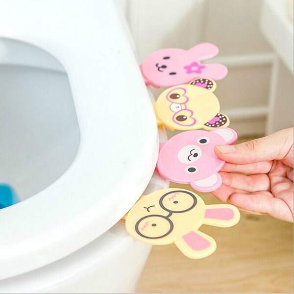 

2pcs Cartoon Random Toilet Seat Lifter Handle, Multicolor