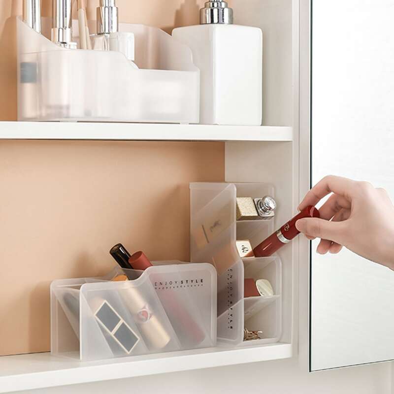 

1pc Multi-grid Storage Box, Clear