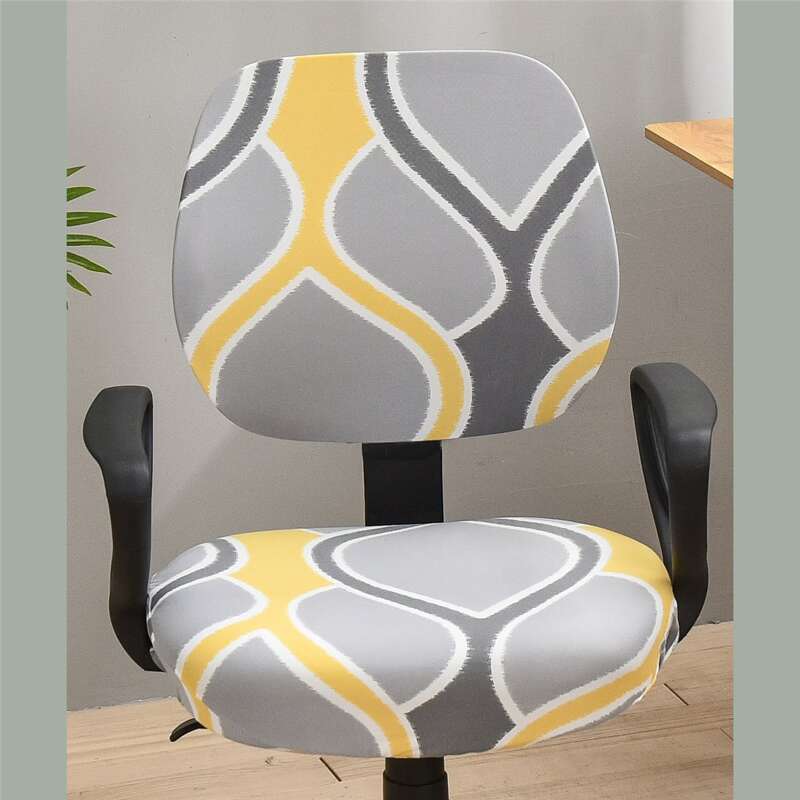 

Geometric Print Stretchy Swivel Chair Cover, Multicolor