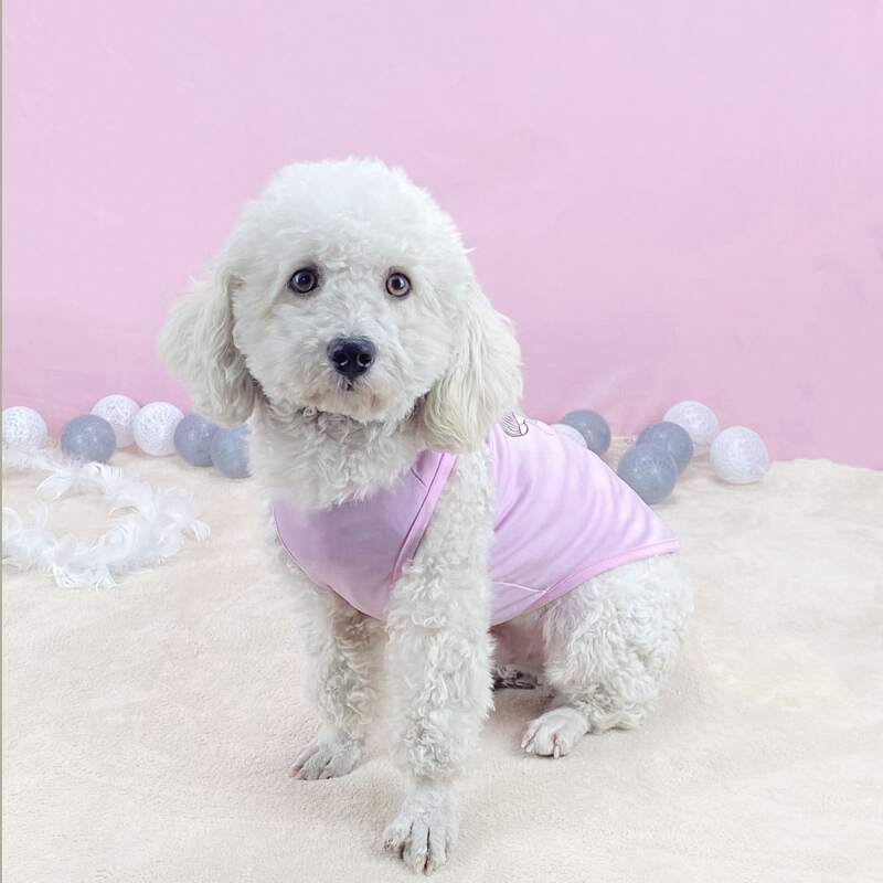 

Girl Print Pet Tank, Mauve purple