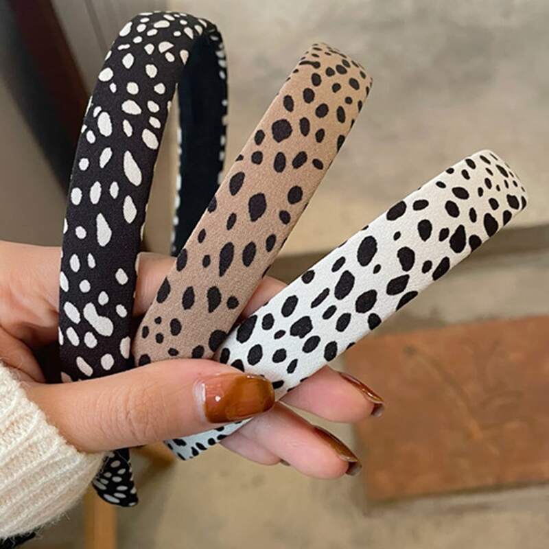

2pcs Random Dalmatian Headband, Multicolor
